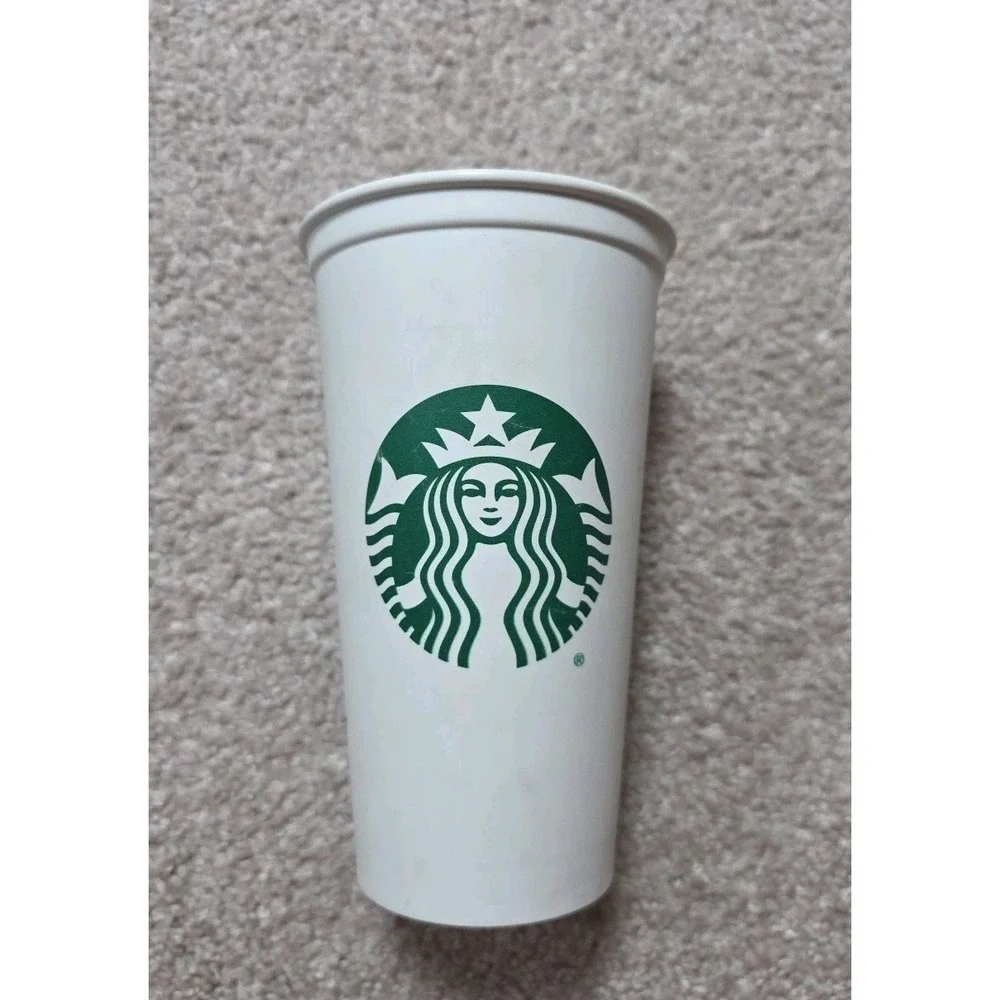 Starbucks LOVE, LOVE, LOVE Valentine's Reusable Hot Cup No Lid 16oz 2014